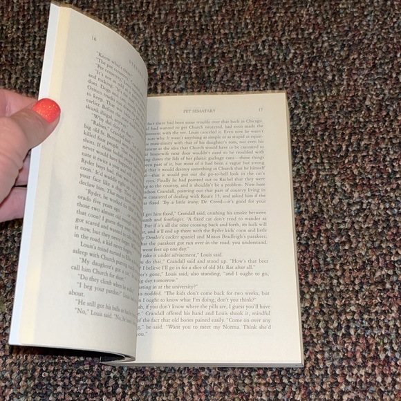 Pet Sematary by Stephen King book paperback - Picture 4 of 4
